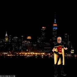  I always stay at the New Yorker when I'm in town fighting crime 